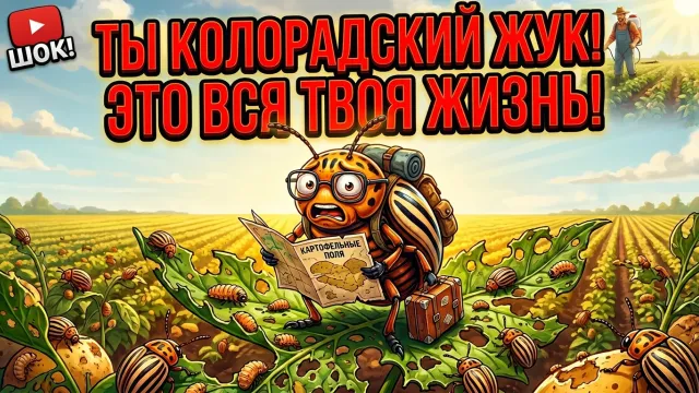 ТЫ КОЛОРАДСКИЙ ЖУК! И ЭТО ВСЯ ТВОЯ ЖИЗНЬ